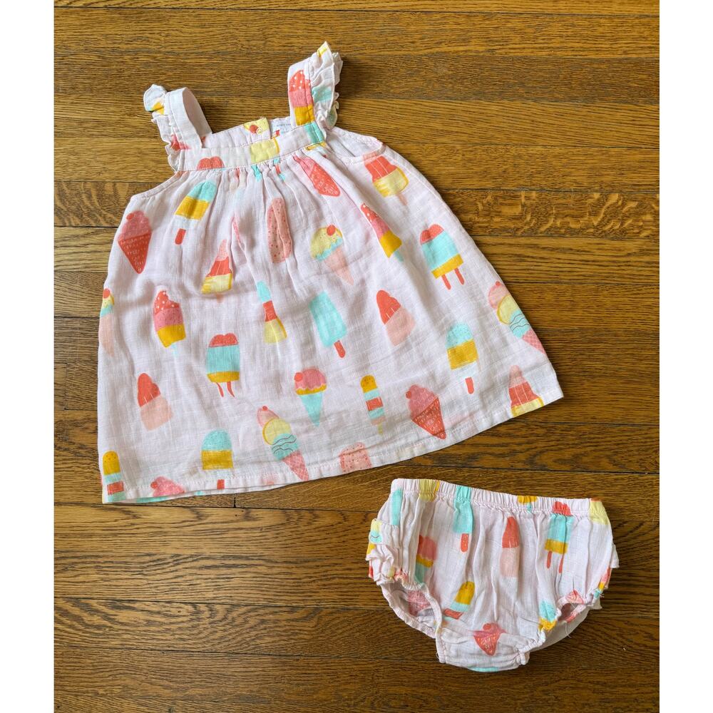 Angel Dear Girls' Ice Cream Dress Set Size 12-18 Months